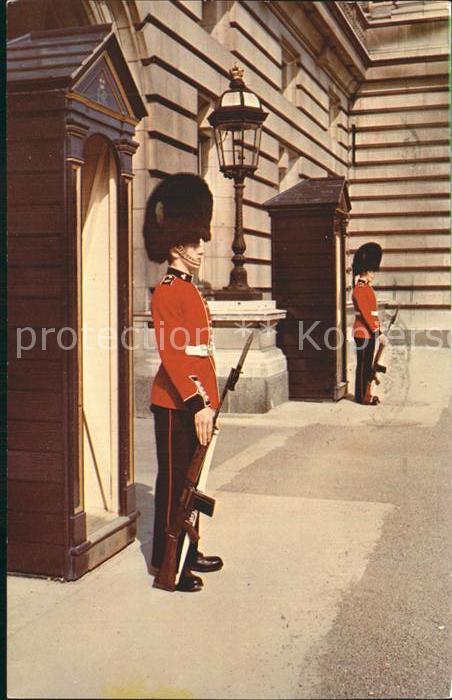 Leibgarde Wache Irish Guards Sentry Duty Buckingham Pal