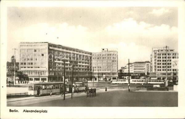 Strassenbahn Berlin Alexanderplatz