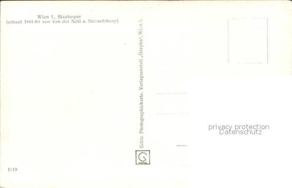 Opergebaeude Staatsoper Strassenbahn Wien – Bild 2