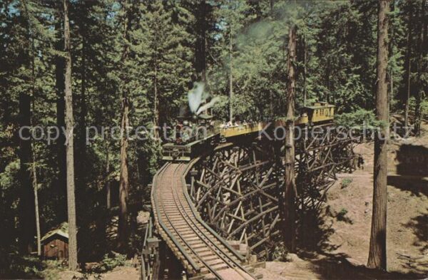Lokomotive Dixiana Shay Spring Canyon High Trestle
