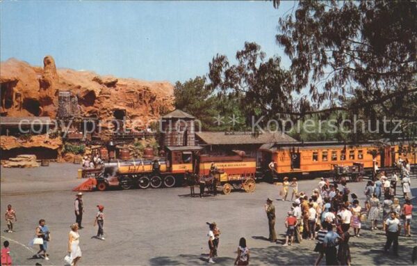 Lokomotive Eisenbahn Calico Square Knott's Berry F