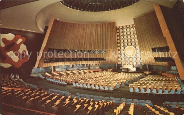 Politik General Assembly Hall United Nations He