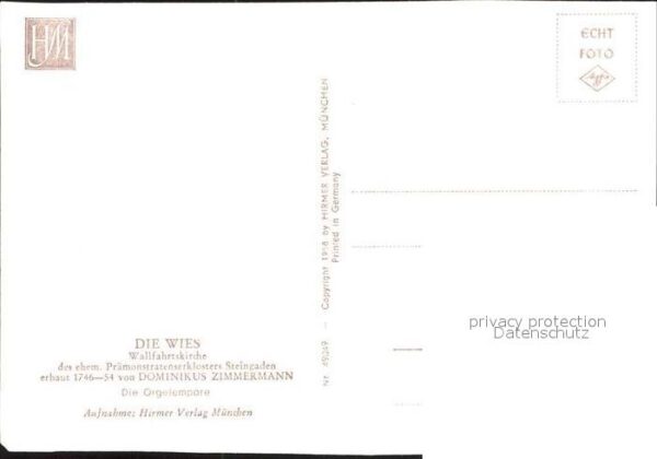 Kirchenorgel Wieskirche Steingaden – Bild 2