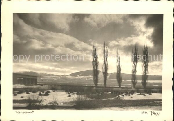 Foto Popp Nr. 2384 Tau Landschaft Natur