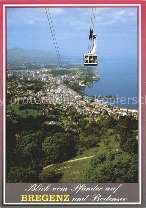 Seilbahn Pfänderbahn Bregenz Bodensee