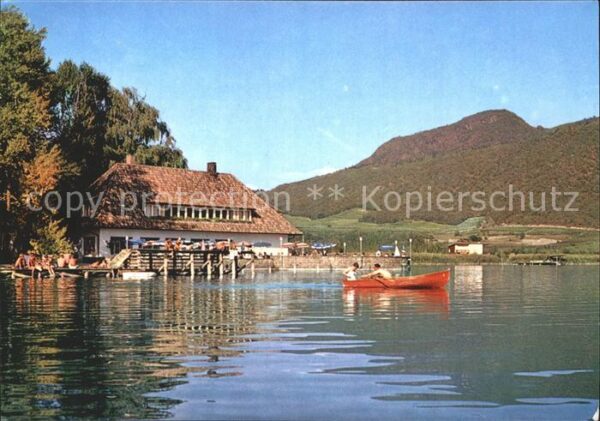 Boote Bootsfahrt Lago di Caldaro