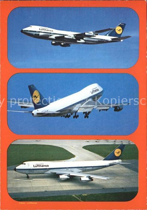 Lufthansa Boeing B-747 D Jumbo Jet