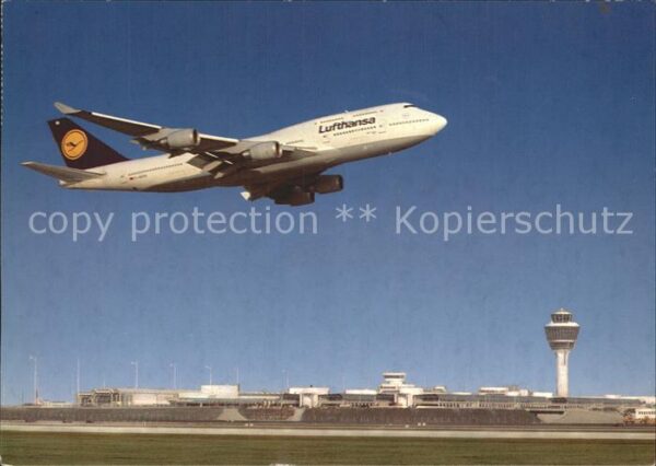 Lufthansa Boeing 747-400 Flughafen München