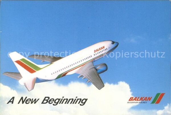 Flugzeuge Zivil Balkan Bulgarian Airlines Boeing 737