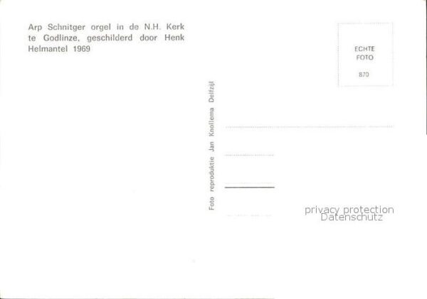 Kirchenorgel Kerk Godlinze – Bild 2
