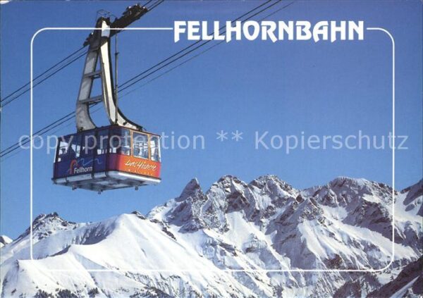 Seilbahn Fellhorn Oberstdorf Allgäu Grosser Krot