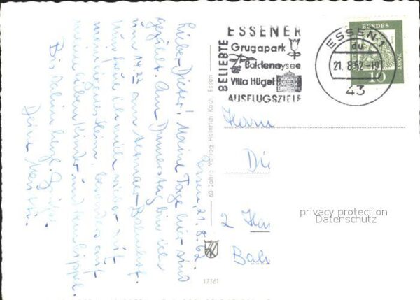 Strassenbahn Essen Freiheit Gildenplatz Haus am Kops – Bild 2