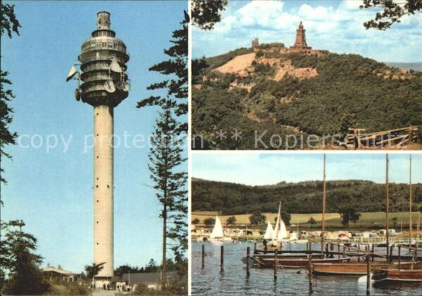 Fernsehturm Funkturm Kulpenberg Kyffhäuser-Denkmal Talsperre