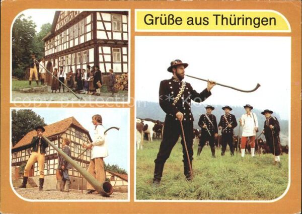 Trachten Thüringen Hirtenbläsergruppe Zella-Mehl