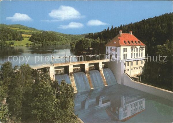 Staudamm Pumpspeicherkraftwerk Höllensteinsee Kraftwerk