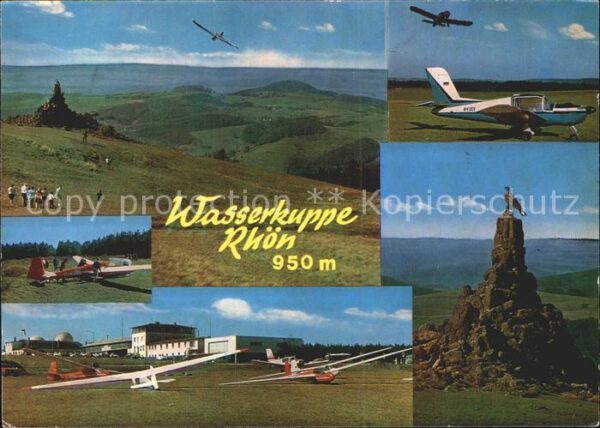 Segelflug Gliding Vol-Voile Vuolo-a-Vela Wasserkuppe Rhön Fliegerdenkmal