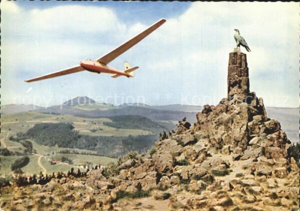 Segelflug Gliding Vol-Voile Vuolo-a-Vela Wasserkuppe Rhön Fliegerdenkmal