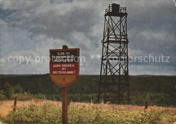 Grenze Douane Zoll Zonengrenze Harz