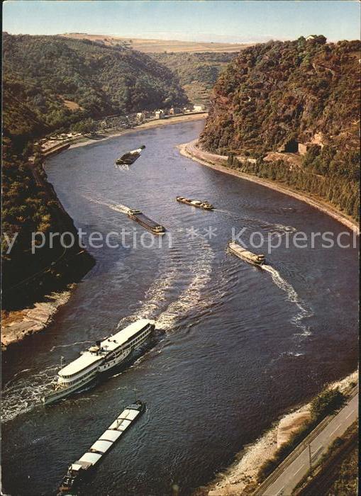 Schiffe Ships Navires Frachtschiffe Seitenraddampfer Loreley-