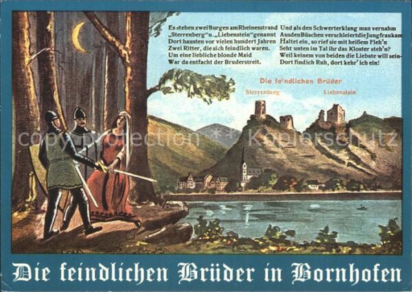 Sagen Maerchen Die Feindlichen Brüder Sterrenberg Lieb