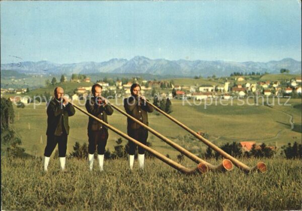Alphorn Alphornbläser Scheidegg Allgäu