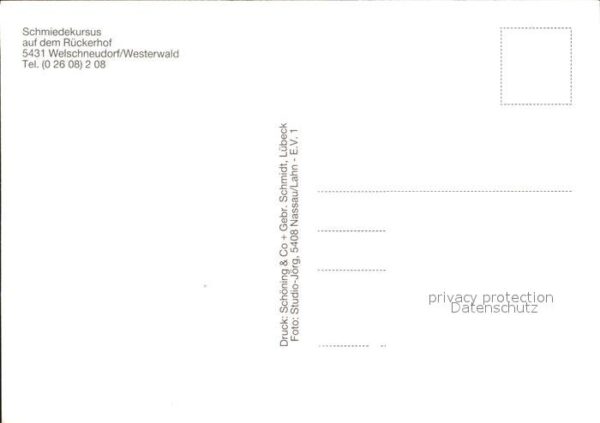 Schmied Schmiedekurs Rückerhof  Welschneudorf W – Bild 2