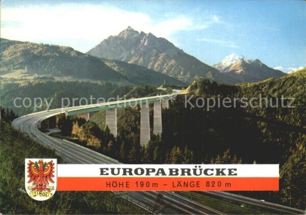 Bruecken Bridges Ponts Europabrücke Innsbruck Serles