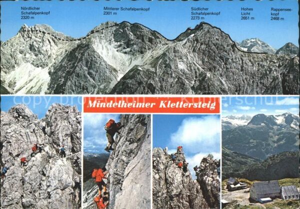 Klettern Bergsteigen Mindelheimer Klettersteig