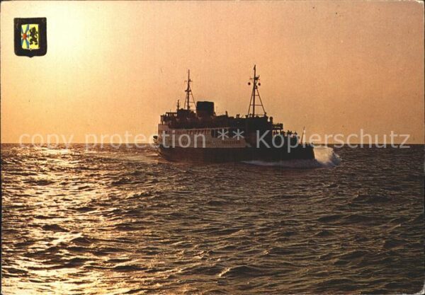 Faehre Ferry Bac Traghetto-- Belgische Küste