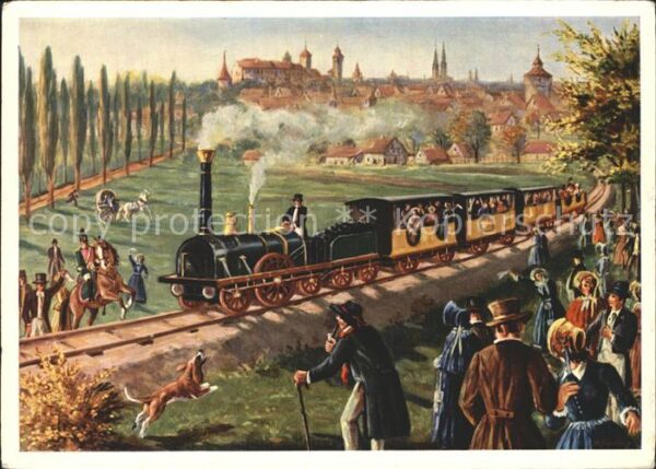 Lokomotive Erste deutsche Eisenbahn Nürnberg-Fürth