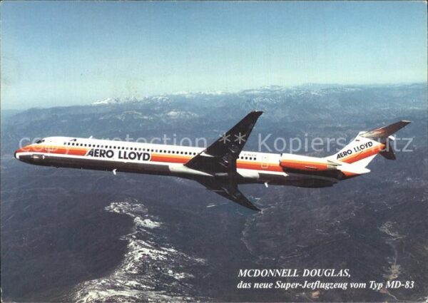 Flugzeuge Zivil Aero Lloyd McDonnell Douglas Super-Jetf