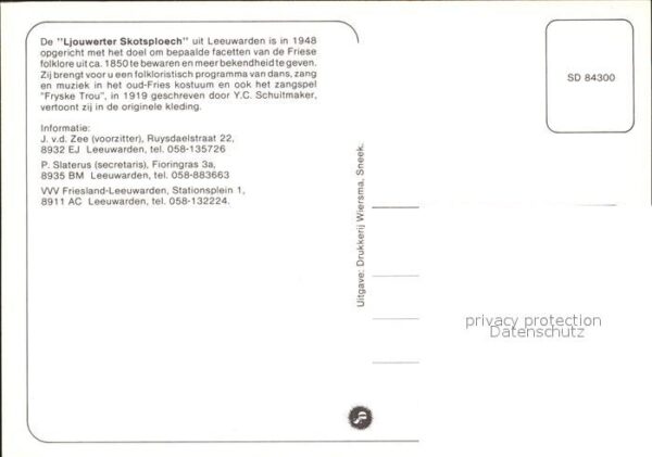 Trachten Holland Ljouwerter Skotsploech Leeuwarden – Bild 2