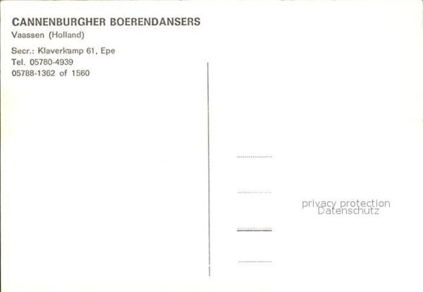 Musikanten Cannenburgher Boerendansers Vaassen – Bild 2