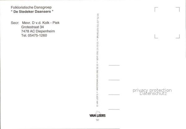 Musikanten Folkloristische Dansgroep De Stedeker D – Bild 2