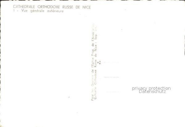 Russische Kirche Kapelle Cathedrale Orthodoxe Russe Nice – Bild 2