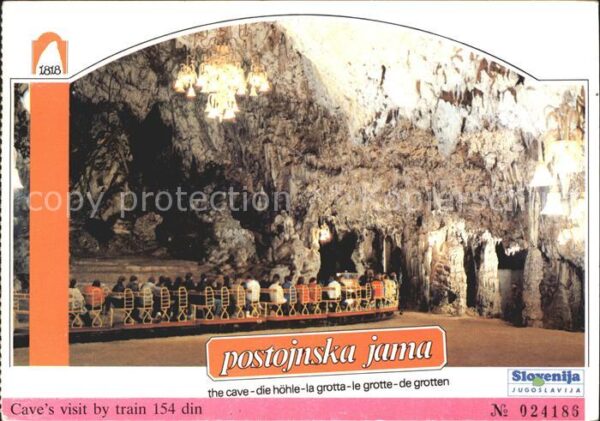 Hoehlen Caves Grottes Postojnska Jama Bergbahn Postojna