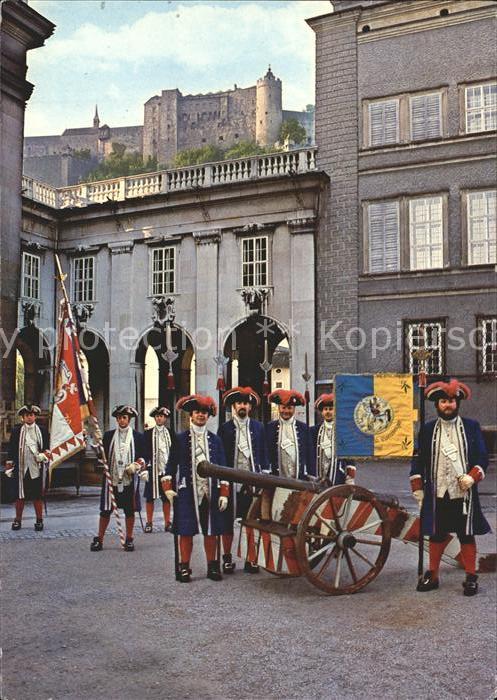 Leibgarde Wache Bürgergarde Salzburg Falconett Banner D