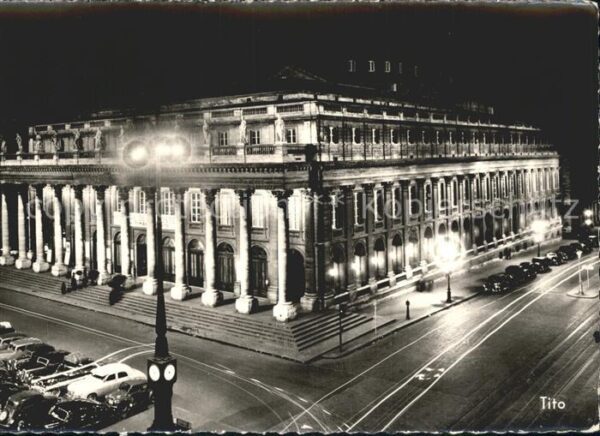 Theatergebaeude Bordeaux Grand Theatre