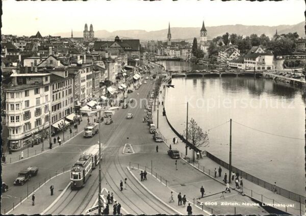Strassenbahn Zürich Neues Limmatquai