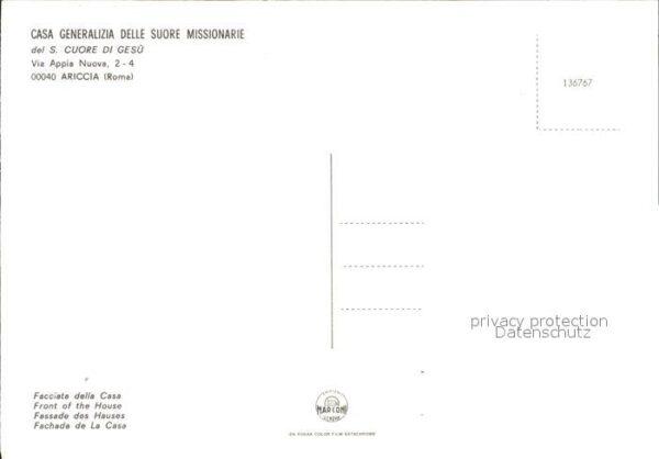 Roma Rom Ariccia Casa Generalizia delle Suore Mi – Bild 2