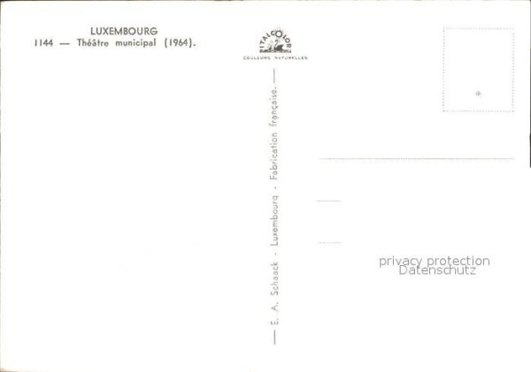 LUXEMBOURG  Luxemburg Theatre Municipal – Bild 2