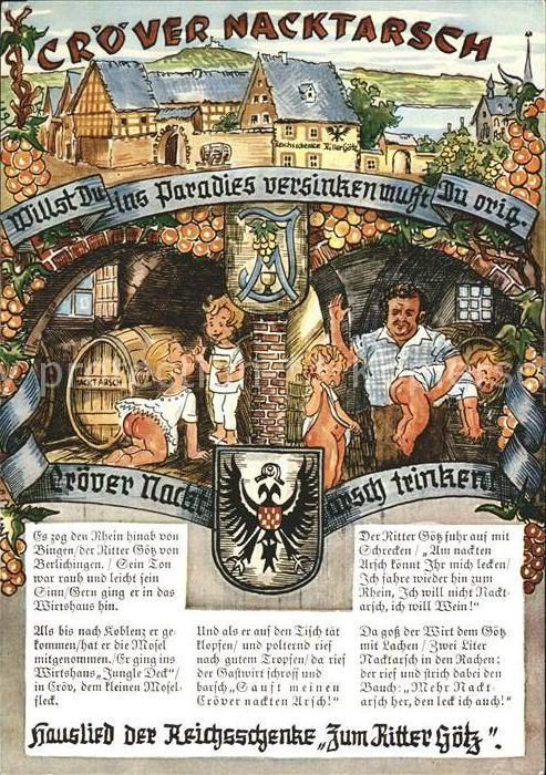 Kroev Mosel Cröver Nacktarsch Reichschenke Zum Ritt