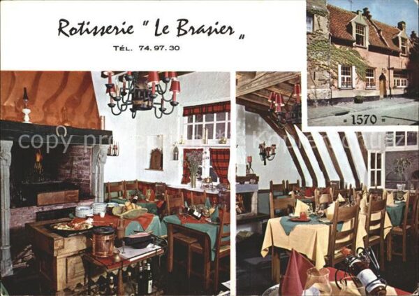 Bruxelles Bruessel Rotisserie Le Brasier Restaurant