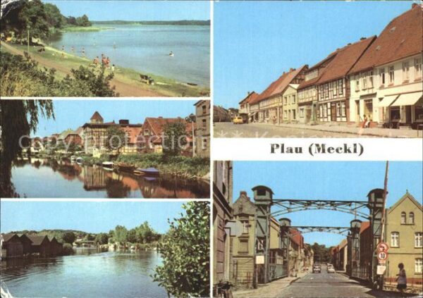 Plau See Seelust Strandstrasse Elde Burgstrasse