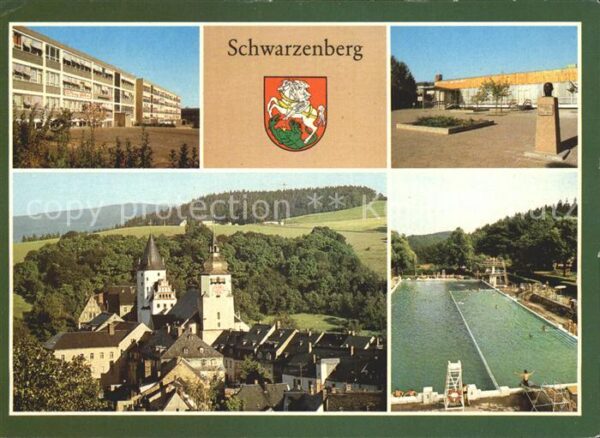 Schwarzenberg Erzgebirge Restaurant Röter Löwe Freibad