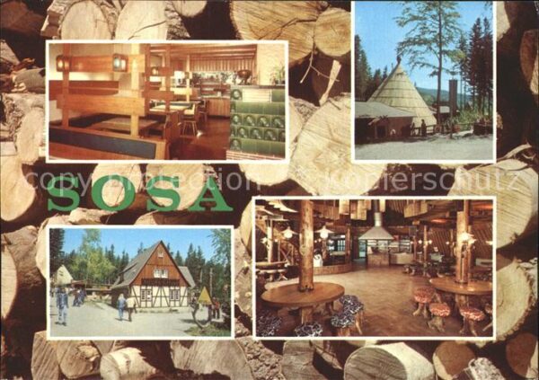 Sosa Erzgebirge Restaurant Köhlerhütte und Meiler an Ta