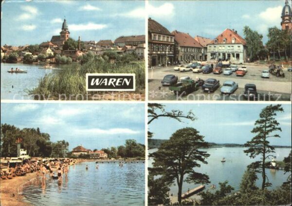 Waren Mueritz Tiefwarensee Müritz Badeanstalt