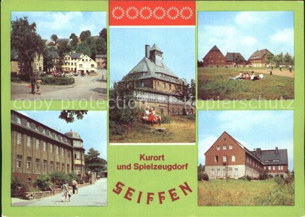 Seiffen Erzgebirge Spielzeugmuseum Restaurant Buntes Haus