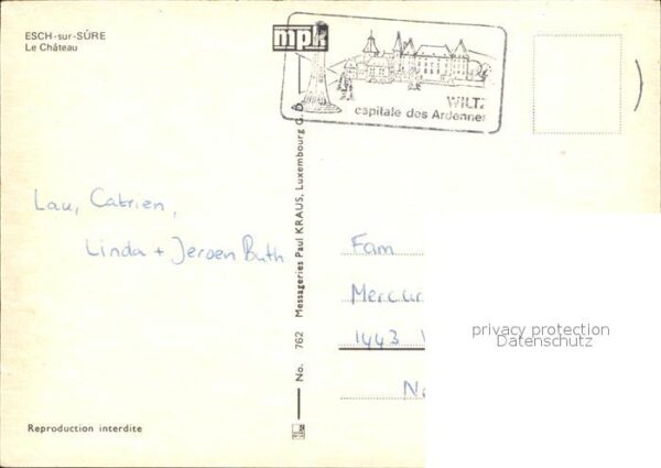 Esch-sur-Sure Fliegeraufnahme Le Chateau – Bild 2