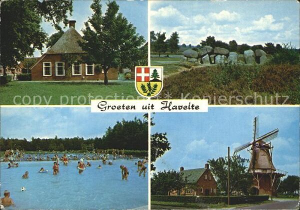 Havelte Mühle Schwimmbad Reetdachhaus